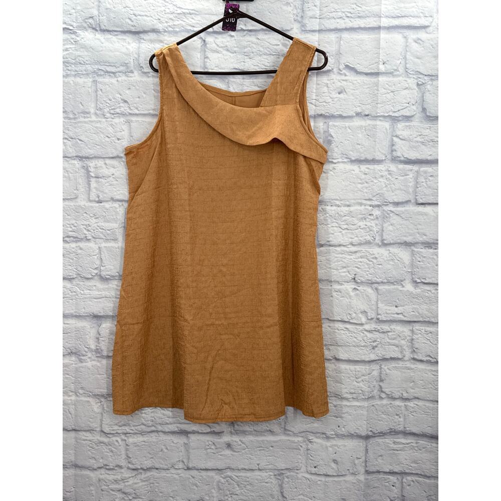 SHEIN Short Sundress Gold Asymetrical XXL
